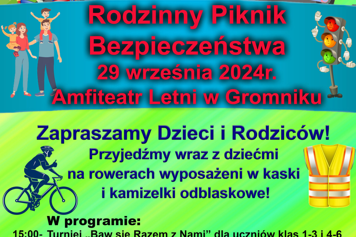 Zaproszenie: Rodzinny Piknik Bezpieczeństwa